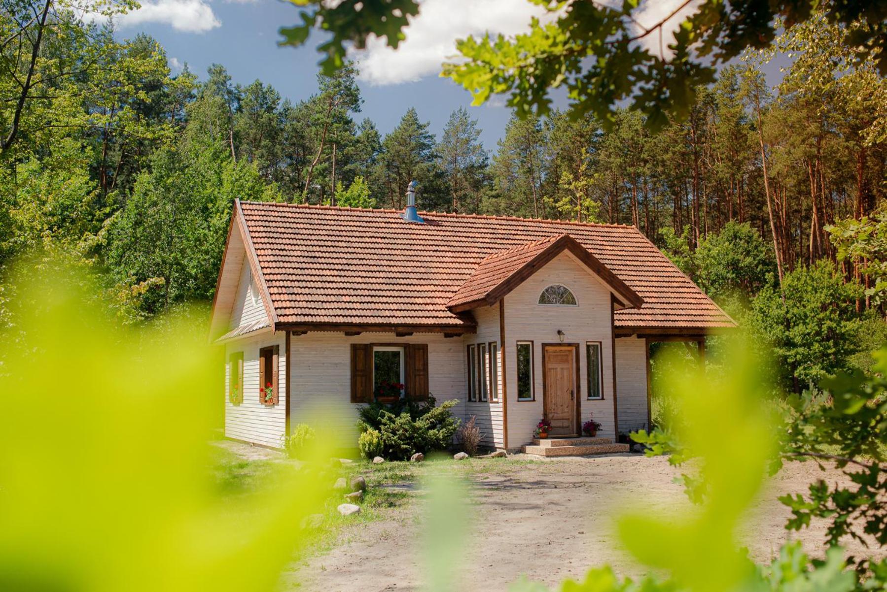 Jagodowy Zakatek, Caloroczny Dom Na Wylacznosc W Lesie, Balia, Cisza, Kominek, Weranda, Stawy Tuczna Exterior photo