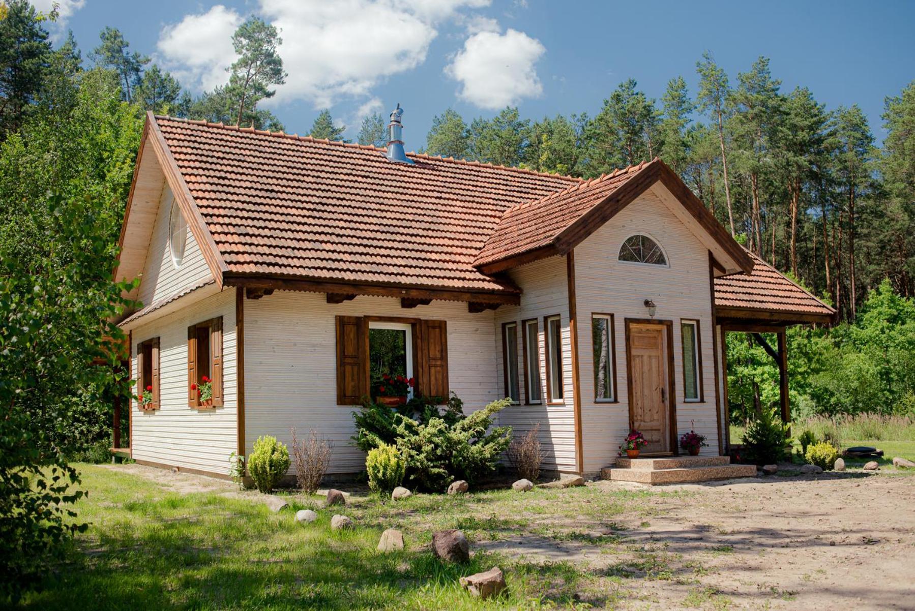 Jagodowy Zakatek, Caloroczny Dom Na Wylacznosc W Lesie, Balia, Cisza, Kominek, Weranda, Stawy Tuczna Exterior photo